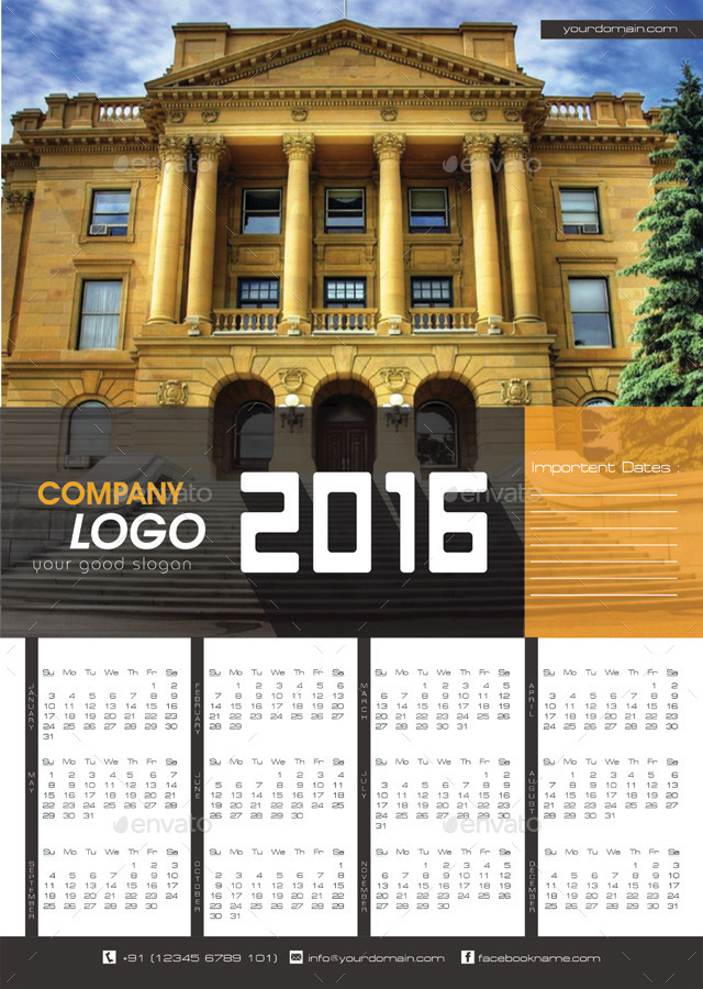 The Company Wall Calendars by Vicasso GraphicRiver